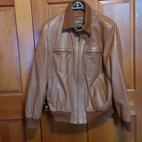 Pierotucci Italian Leather Bomber Jacket - Picture 6 of 10